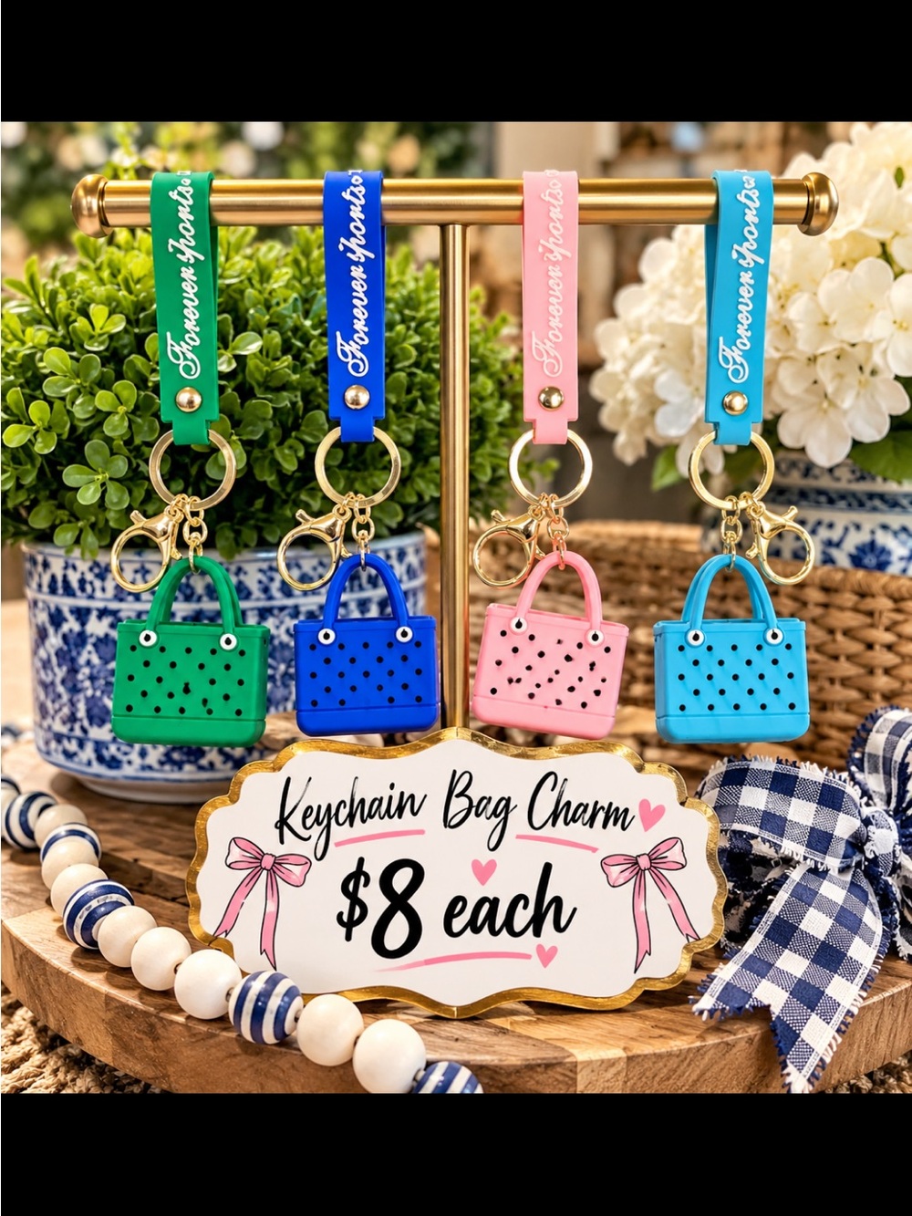 Mini Bag Keychain Or Bag Charm